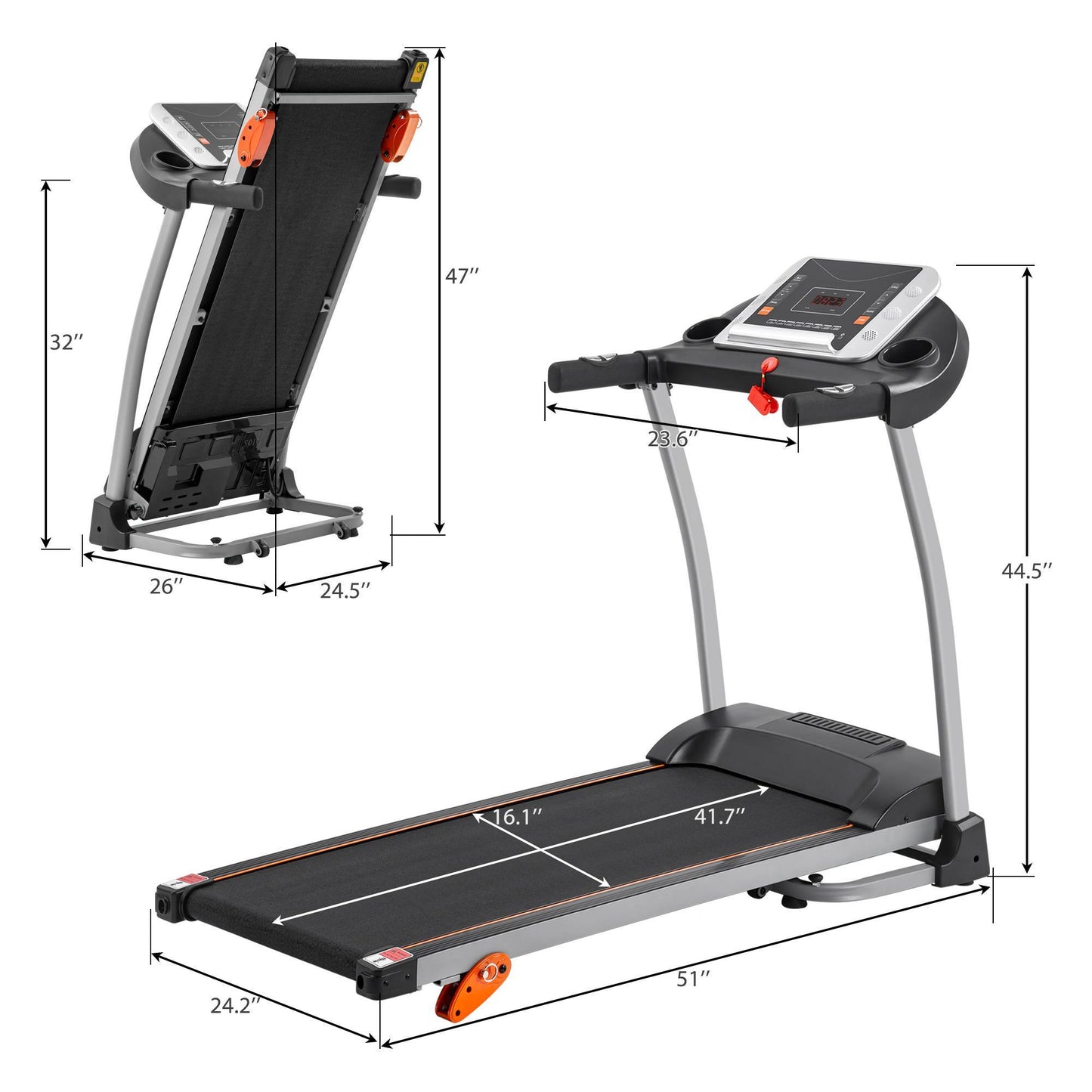 Folding Treadmill For Home - Shop Vitalis